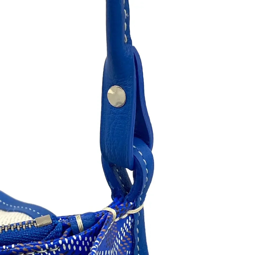 Goyard Plumet Shoulder Bag Coated Canvas Leather